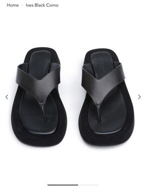 Tony Bianco Ives Black Como Sandal